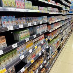 We also got provisions for camping days ahead. In SEA they always stock loads of alternative milks