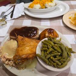 Repas chez les Amishs