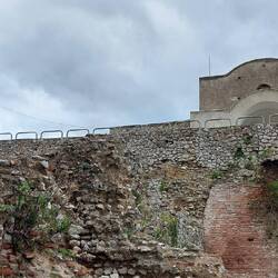 Villa Jovis; a 17th-century church was built on the site