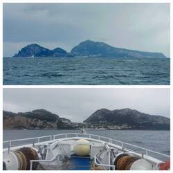 Approaching Capri Island