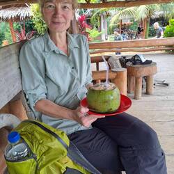 Noch ist die Kokosnuss 🥥 meine ...