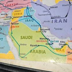 Blau ist die aktuelle Roue 2026 (entgegen dem Uhrzeigersinn), schwarz unsere Tour 2023 (Mongolei).