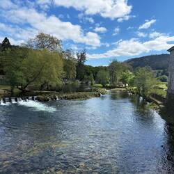 Coming into town around 1