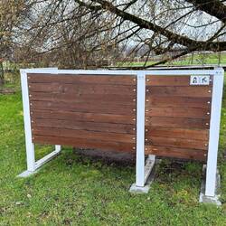 Still- und Wickelbereich im Park 🙈.