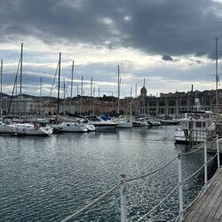 Blick zurück auf die Stadt