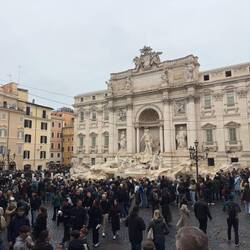 Trevi Fountain.