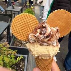 My gelato snack.