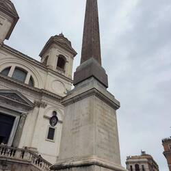The top of the Spanish Steps.