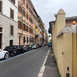 The street leading to Zucchari Palace.