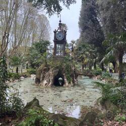 The Water Clock at Villa Borghese.