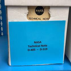 One of the file boxes from the file room