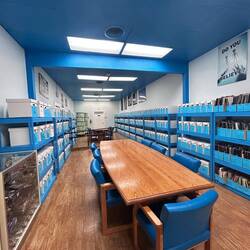 The file room inside the UFO museum