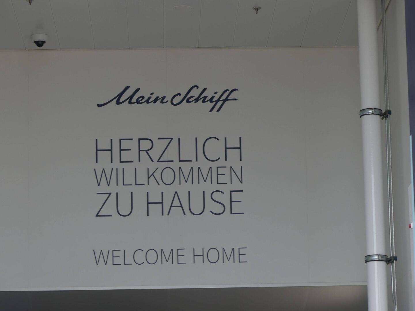 Das ist doch mal ein netter Empfang🙃