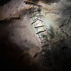 A ladder that still remains from 1923