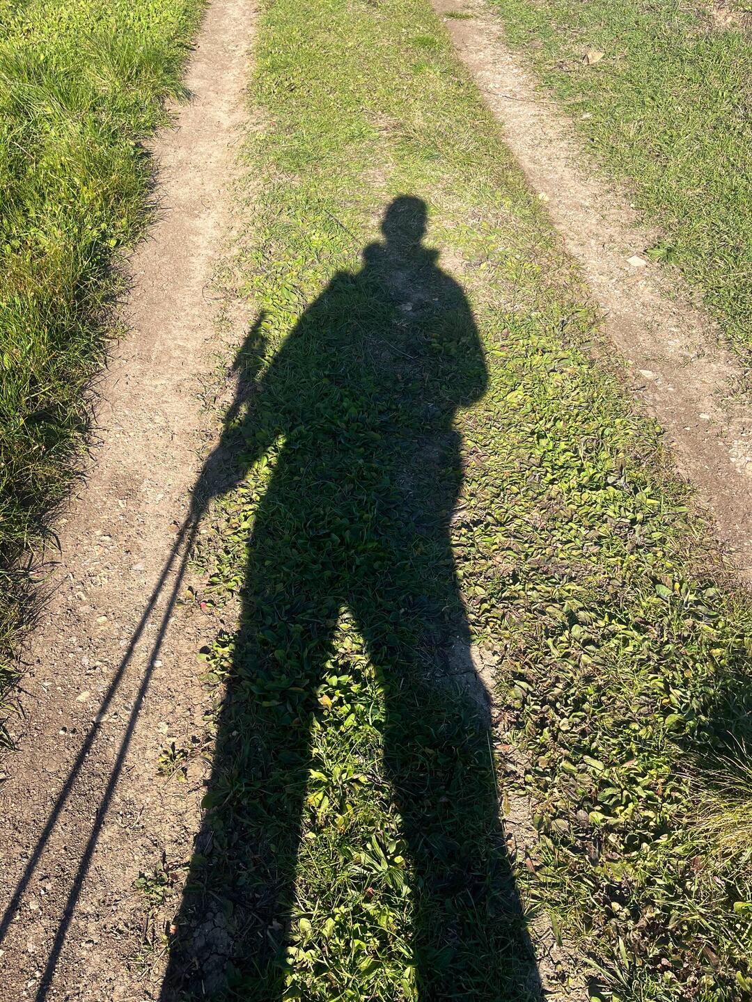 Obligatory morning shadow photo