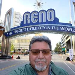 Walking the street in Reno