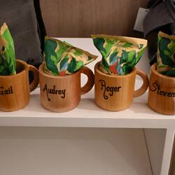 Wooden Coffee Cups provided by Smithsonian