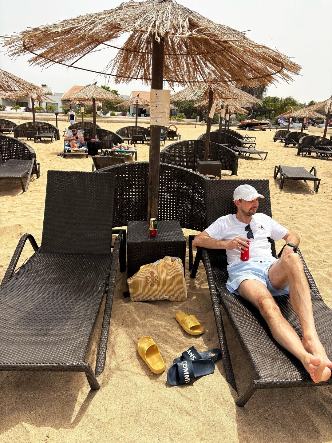Wenig los am Strand