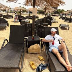 Wenig los am Strand