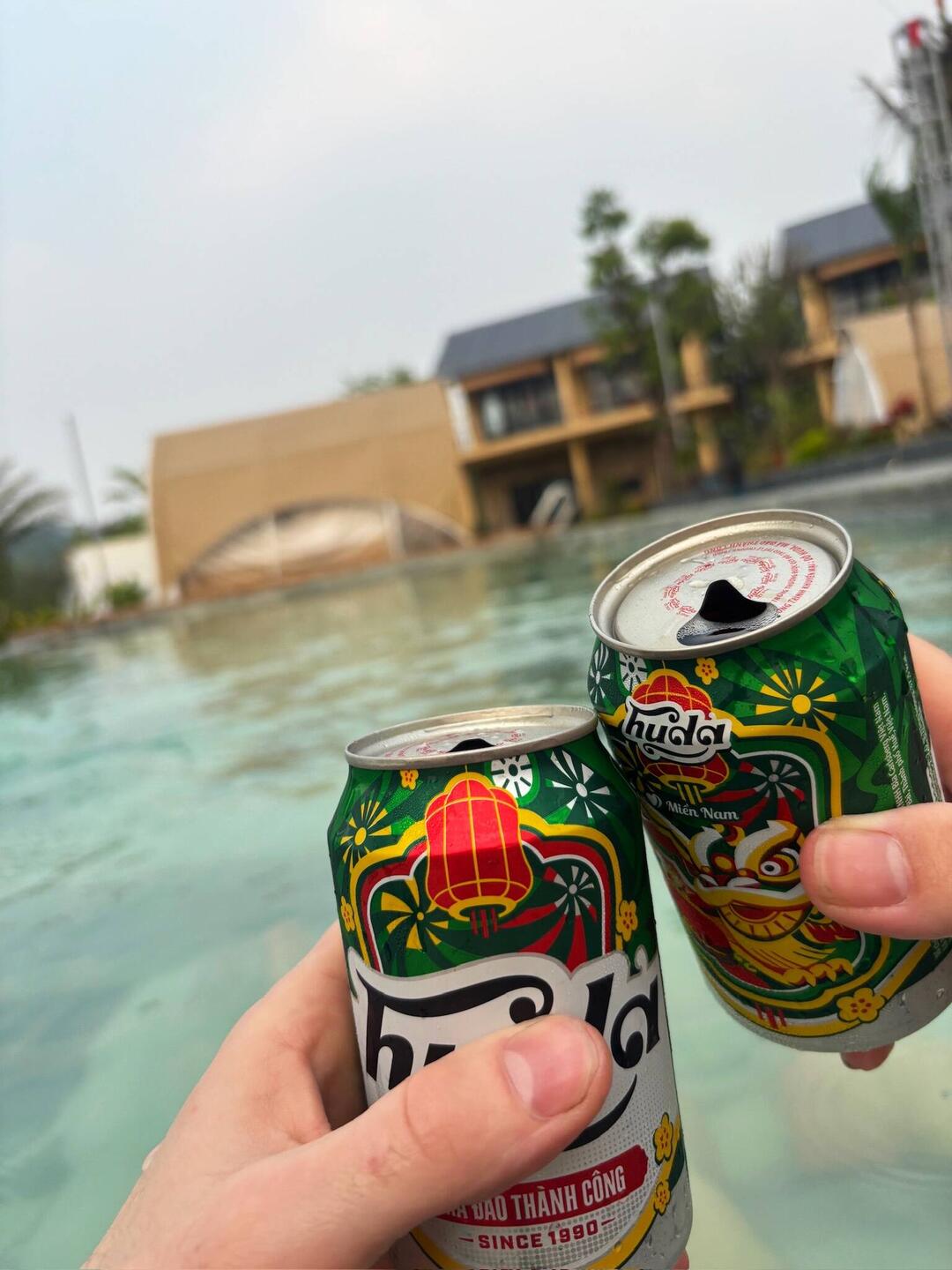 Pool im Bier