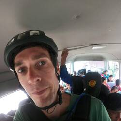 Crammed into the bus