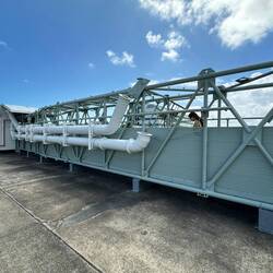Die originale Gangway, welche bei den Shuttle Missionen benutzt wurde