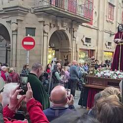 Paso of Christ in the early procession