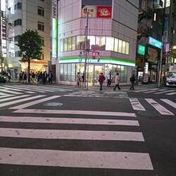 Die Mini Shibuja Crossing in unserem Viertel