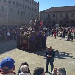 Christ moves forward.