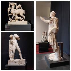 Statues at the museum