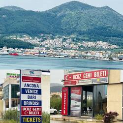 ..am Fährhafen angekommen und Tickets für Karfreitag gesichert 🚢👍🏻
