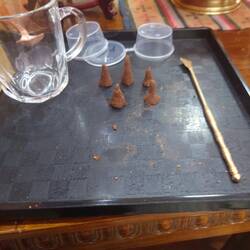 I made some incense to burn