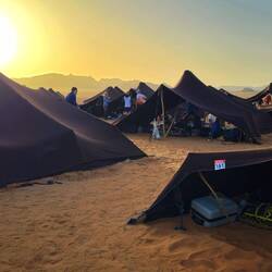 Sunrise im Camp 😍