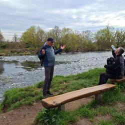 DüsselSieg findet für seinen kleinen Vortrag ein interressiertes Publikum!