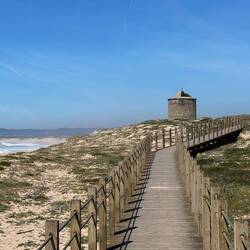 Reste einer Windmühle