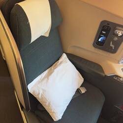 My seat on CX292.