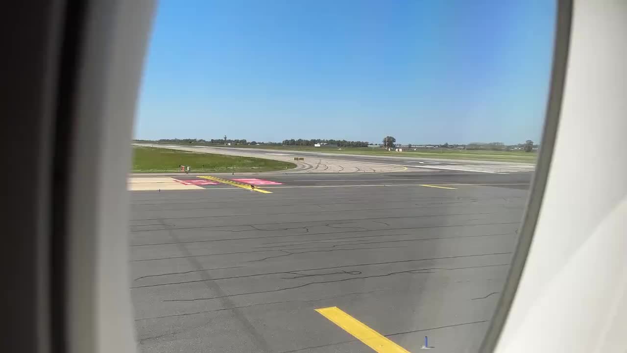 Takeoff from FCO on CX292.