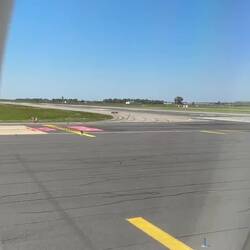 Takeoff from FCO on CX292.