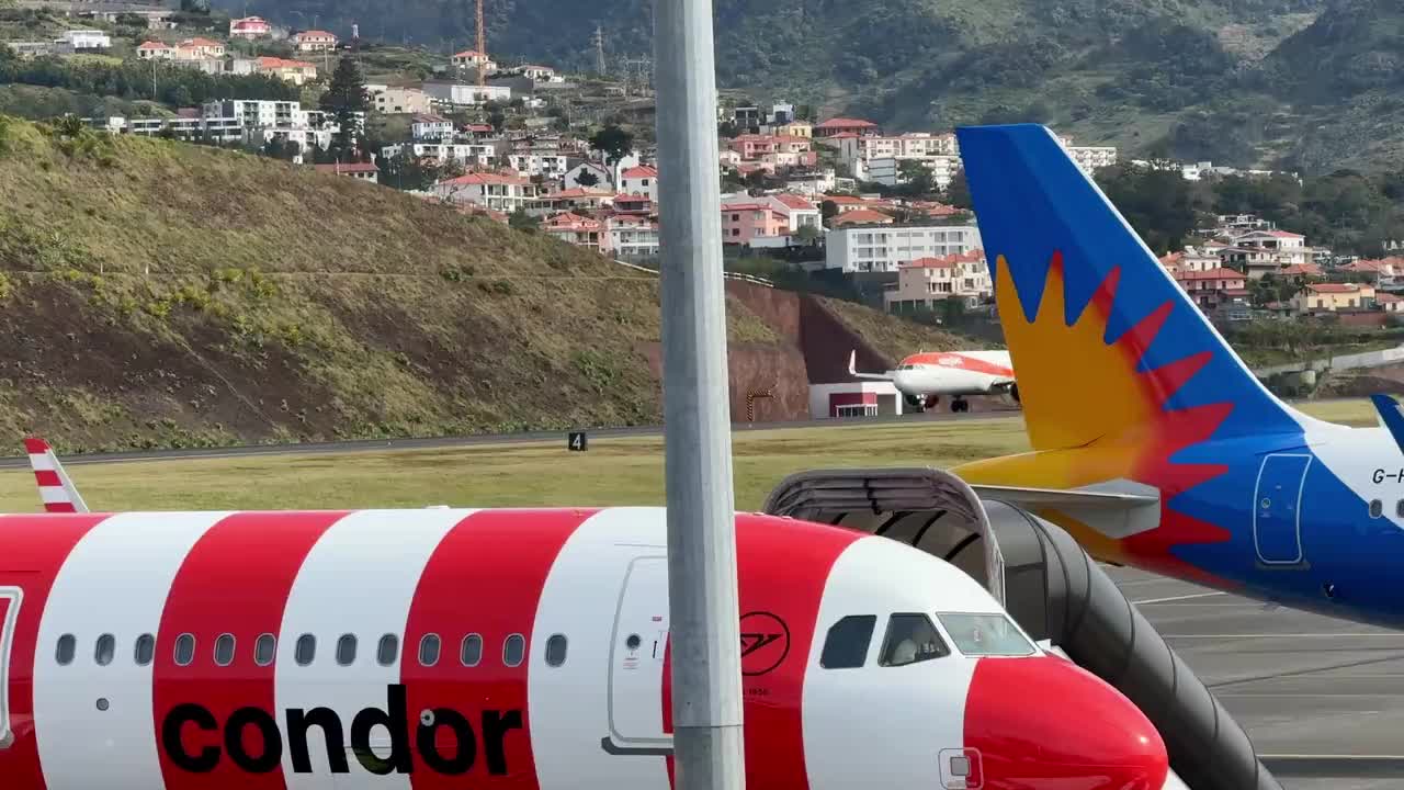 Der Airbus A321 kommt, uns abzuholen.