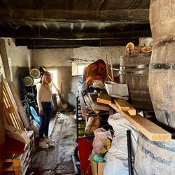 Es sind noch viele alte Nutzgegenstände vorhanden