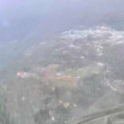 Flying towards Lukla Airport