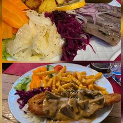 Jägerschnitzel / holl Mattjes