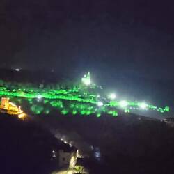 Light show at the fortress