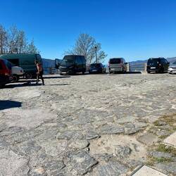 The era, once a threshing floor, is now a parking lot - soon to be full.