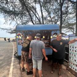 Erfrischung am Strand