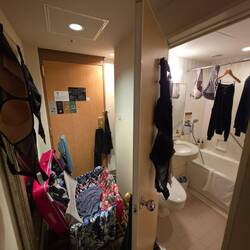 Wenn die Wäsche nicht ganz trocken ist... 🤣