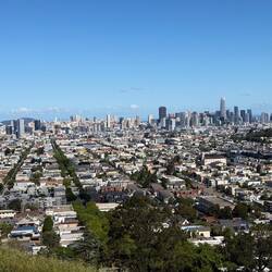 Ausblick auf Downtown San Francisco