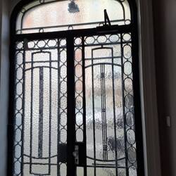 Typische Haustür von innen