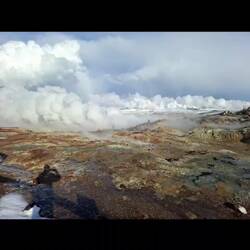 Vidéo-diaporama activité géothermique de Gunnuhver