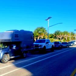 Strassen Overnight Stellplatz von letzter Nacht